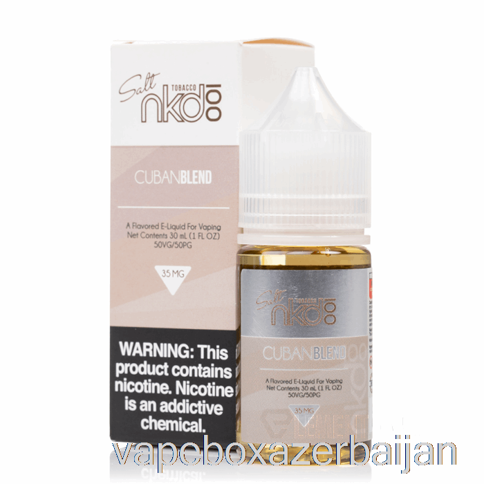 Vape Box Azerbaijan Cuban Blend - NKD100 Salt E-Liquid - 30mL 35mg